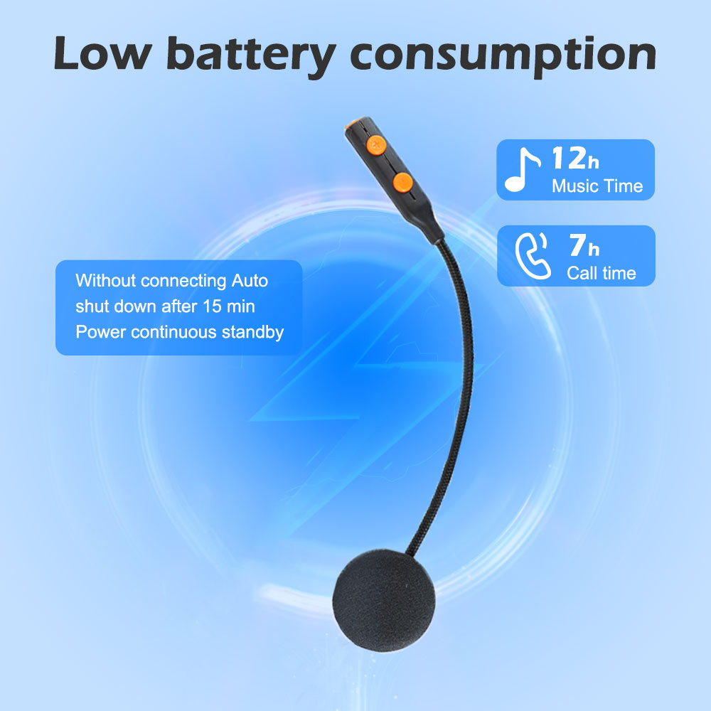 Bluetooth Headset On Ear - Słuchawka motocyklowa Kihous Single Ear Bluetooth