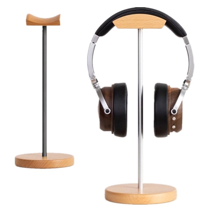 Stojak na słuchawki z drewna o – Headphone Stand Desk recenzja i cena