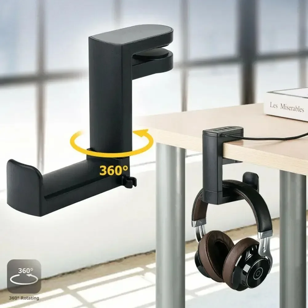 360 °   Obrotowy uchwyt na słu – Headphone Stand Desk recenzja i cena