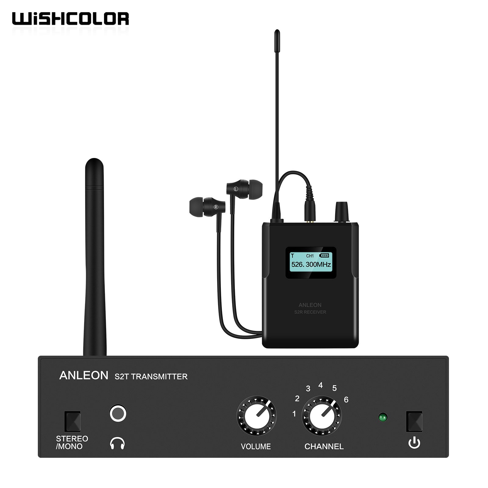 Wishcolor ANLEON S2 526-535MHz – In Ear Monitor Iem recenzja i cena
