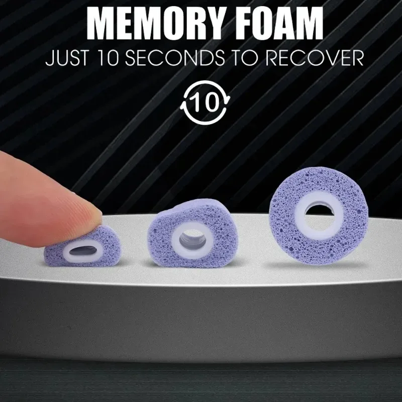 1-3 pary końcówek dousznych z  – Earphone Foam Tip recenzja i cena