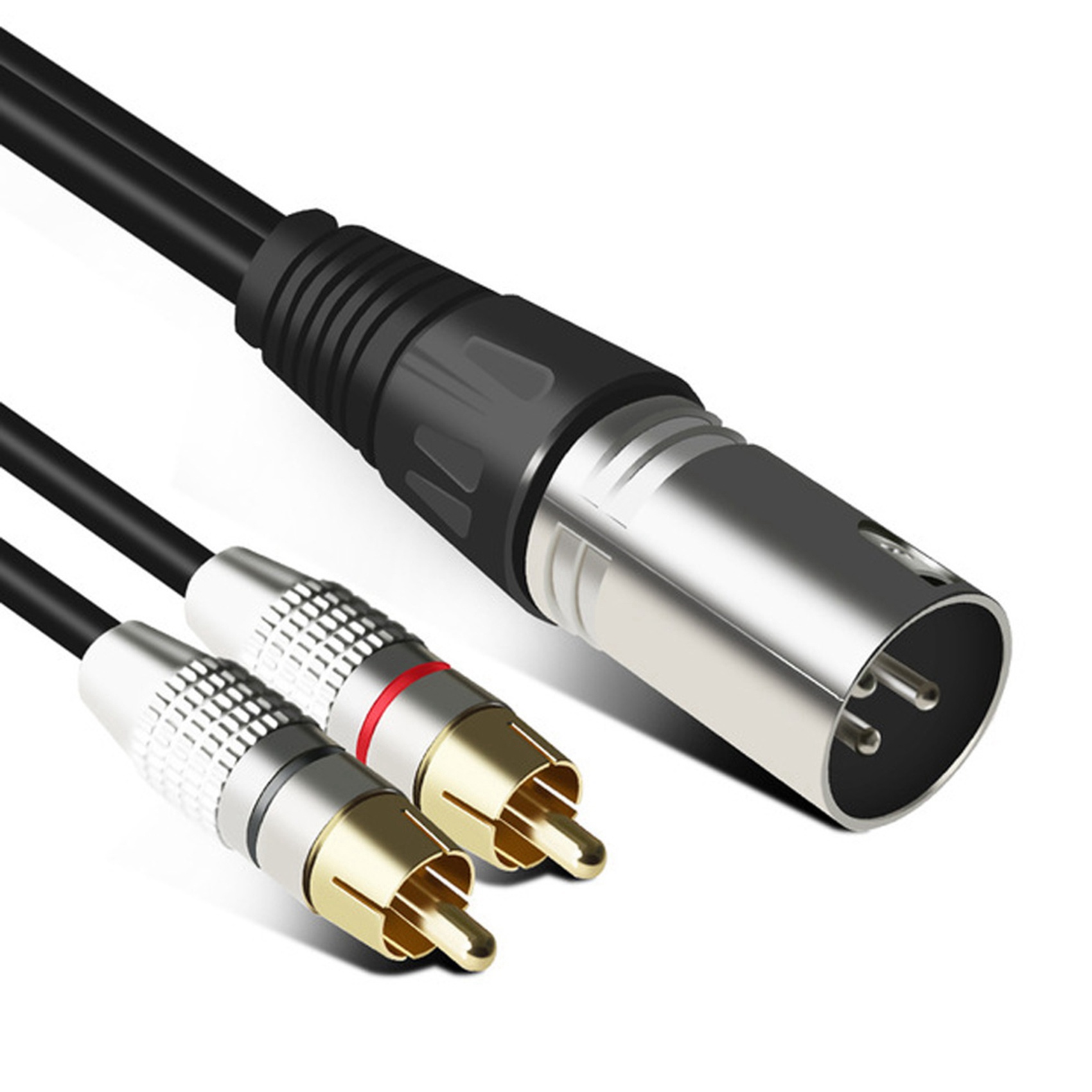 1 XLR męski na 2 wtyczki męski – Audio Splitter Y recenzja i cena