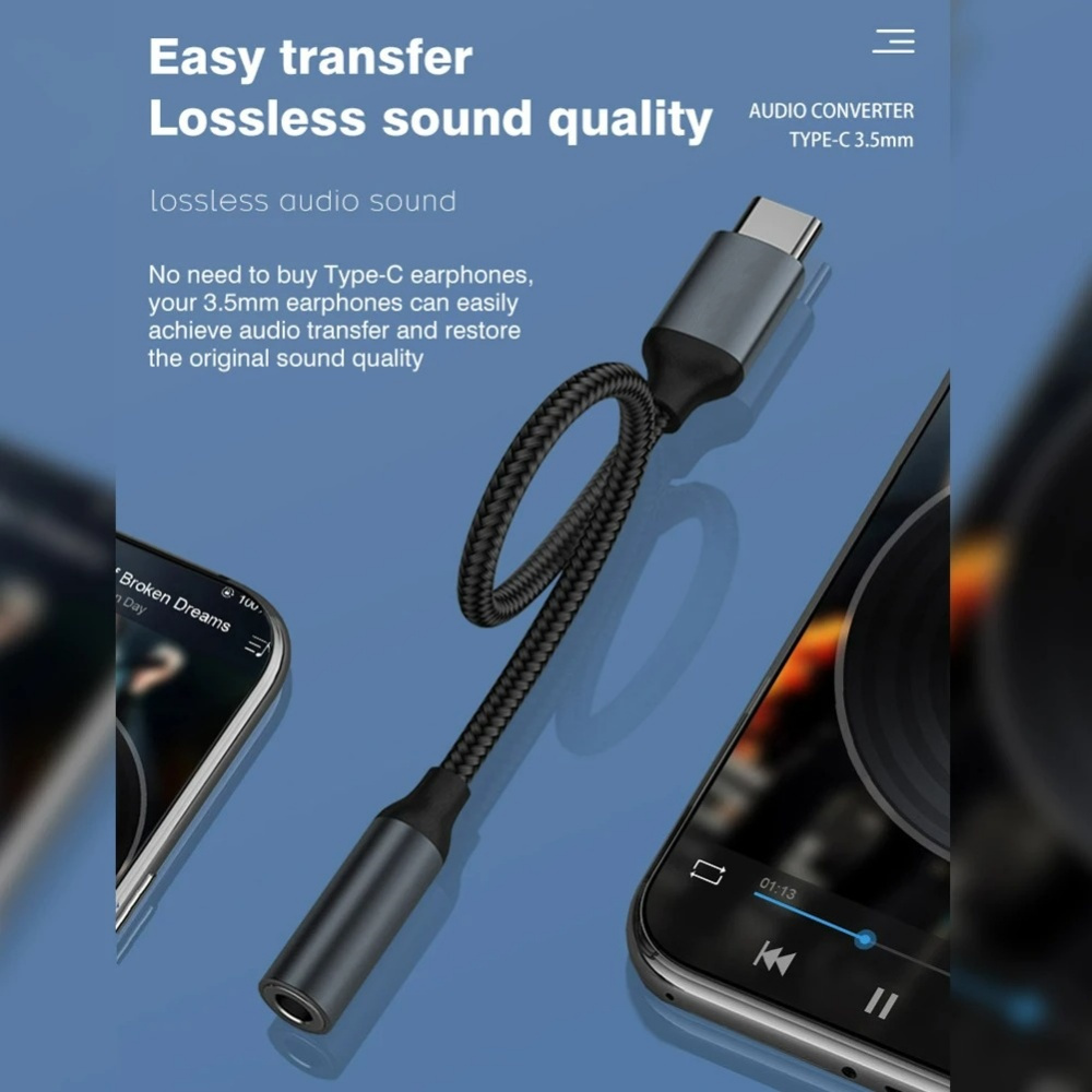 Adapter USB Typ C na 3.5mm Aud – Audiophile Headphone Wired recenzja i cena