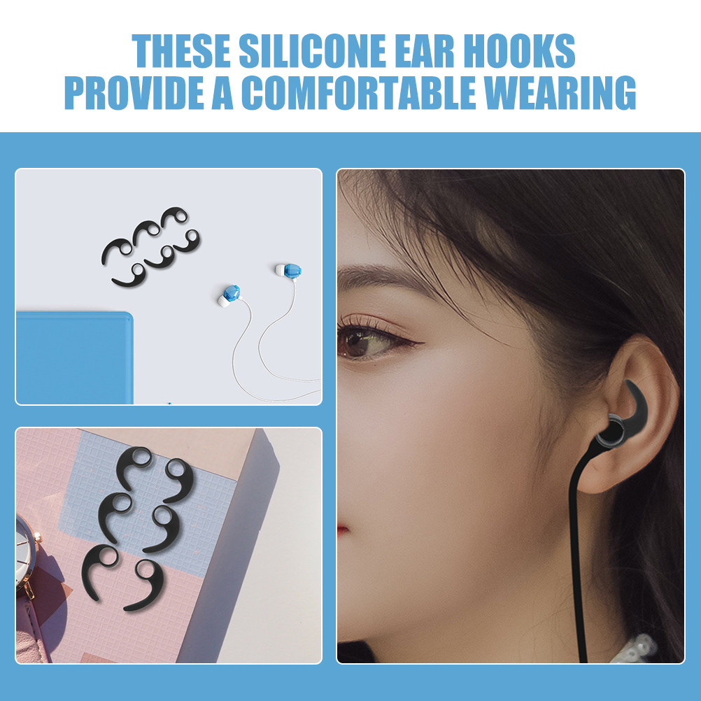 12 szt. Silikonowe haczyki na  – Silicone Ear Tip Replacement recenzja i cena