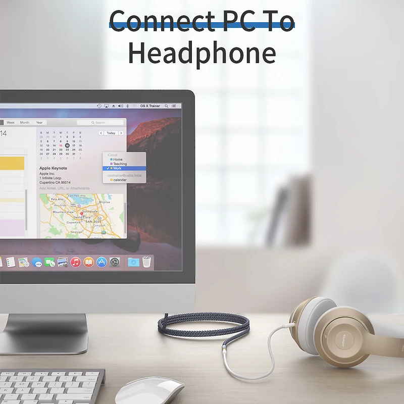 Przedłużacz audio Essager 3.5m – Earphone Splitter Jack recenzja i cena